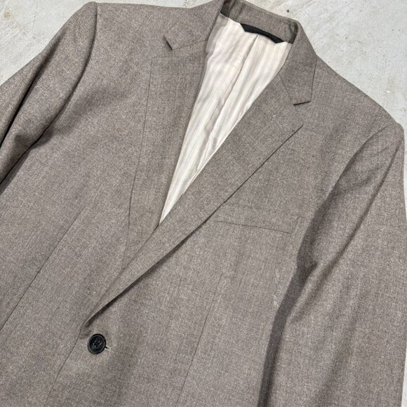 Banana Republic Suit Vitale Barberis Canonico 120s Flannel Wool 2pc 38R 32x31 - Picture 3 of 16